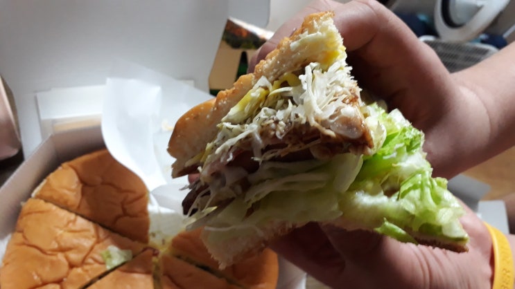  제주 맛있는 야식 Mom's(맘스) 맘 와우 수제 빅버거 [배달 야식] 제주 시청