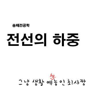  전선의 하중