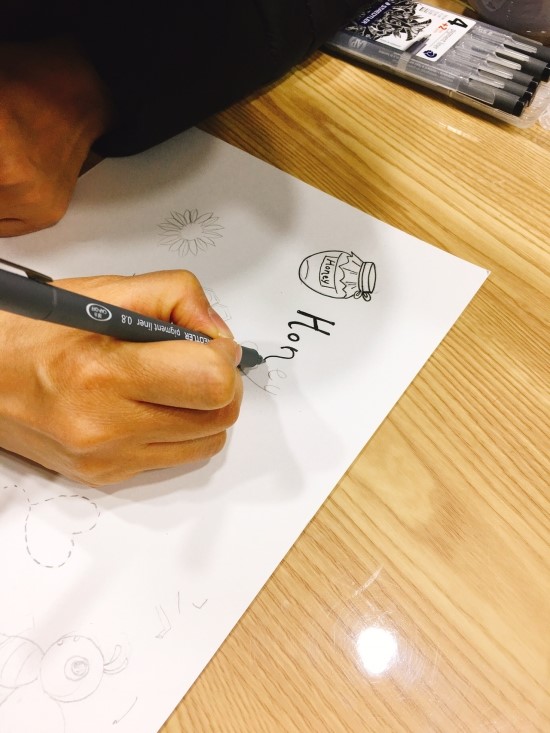  포토샵 패턴디자인 클래스1기 3주차 :꿀벌패턴 인형컷트지원단만들기