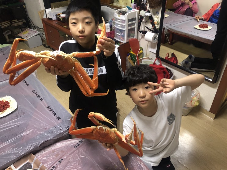  오랜만에 즐기는 가족 파티