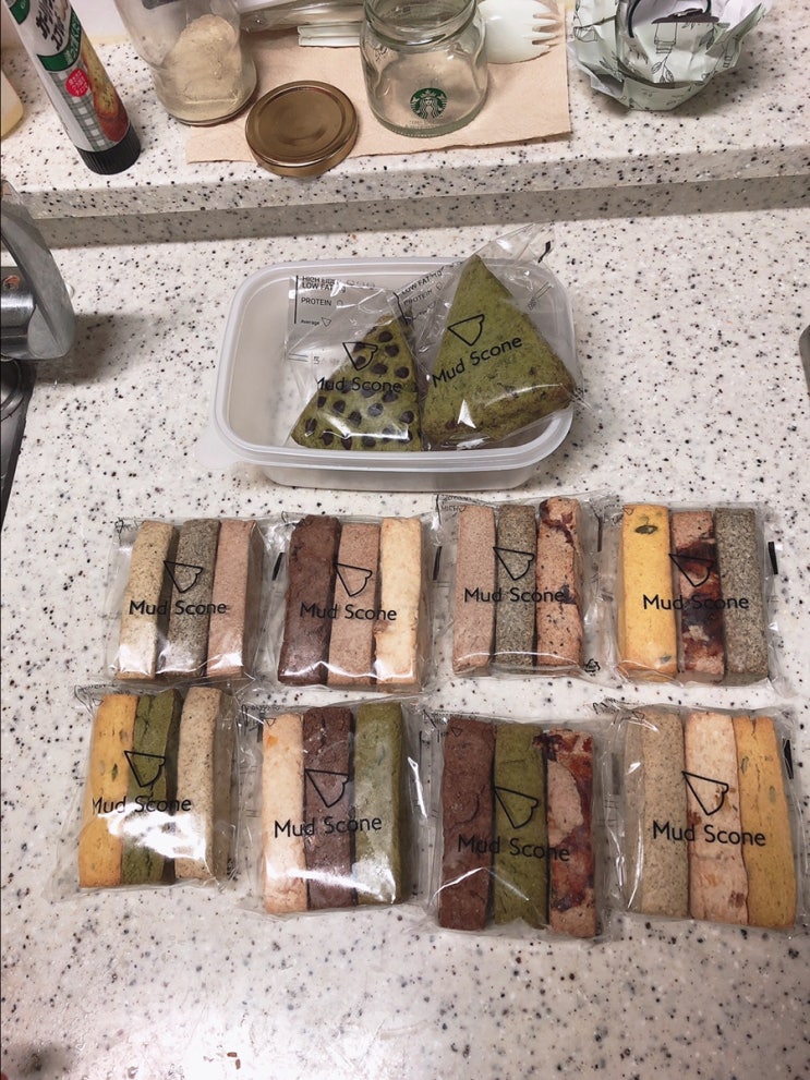  다이어터들의 건강 영양 간식 추천, 빵에 식이섬유가 듬뿍들어있는 '머드스콘(Mud Scone)?! 팔대사자썸머스콘 8종+카카오,말차크렌베리, 말차초코칩