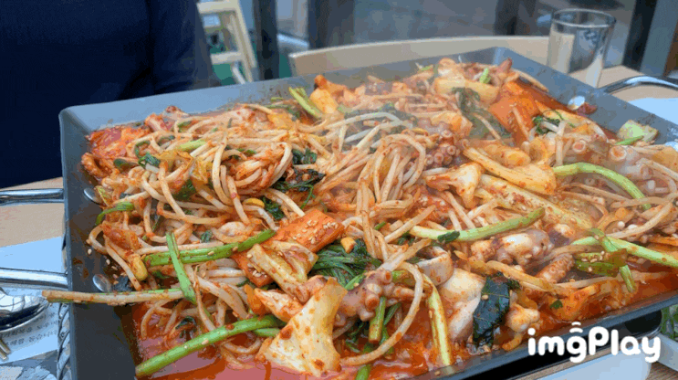  야탑역 맛집, 독천낙지 칼칼한 낙지철판볶음, 낙지해물파전!