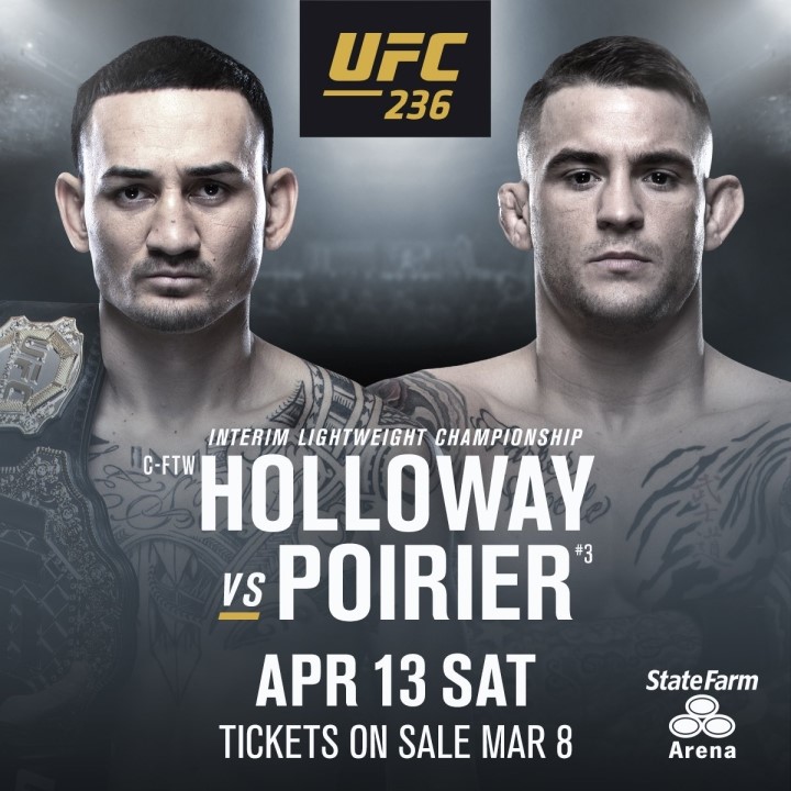  UFC236 할로웨이vs포이리에 프리뷰
