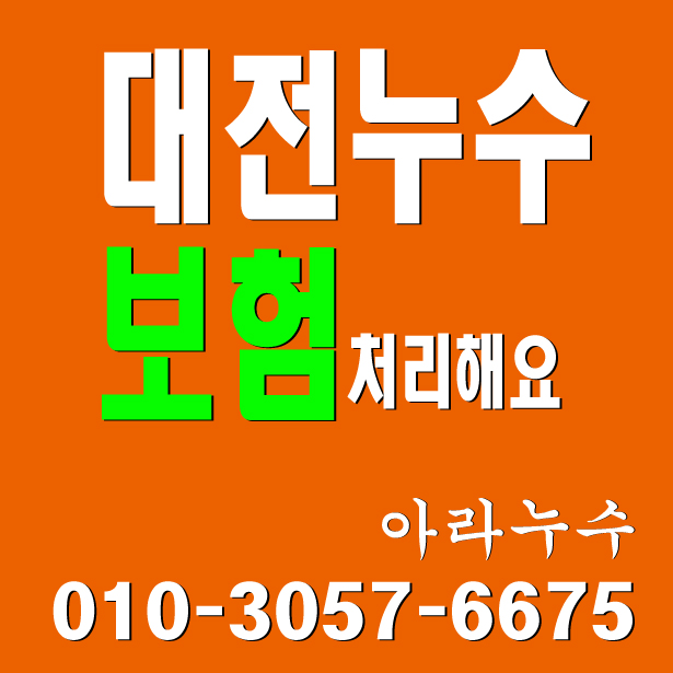  대전 태평동누수 일상생활배상책임보험으로 누수비용 해결할래요