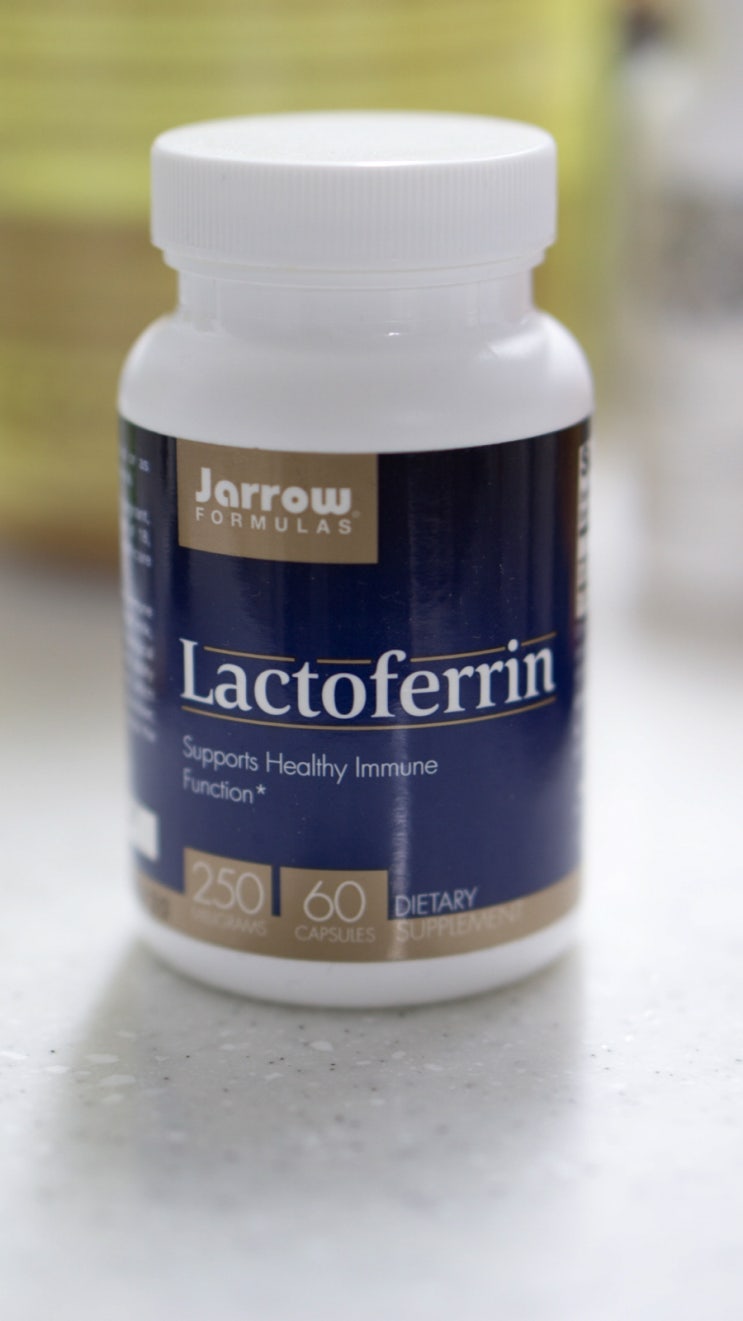  jarrow formulas Lactoferrin 250mg 복용 후기