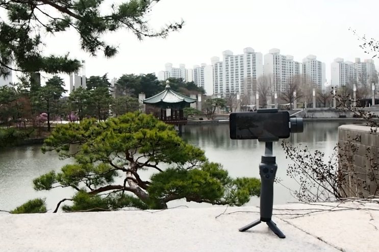  미니 삼각대 스마트폰짐벌 오즈모 모바일2용  조그만 게 정말 유용해~