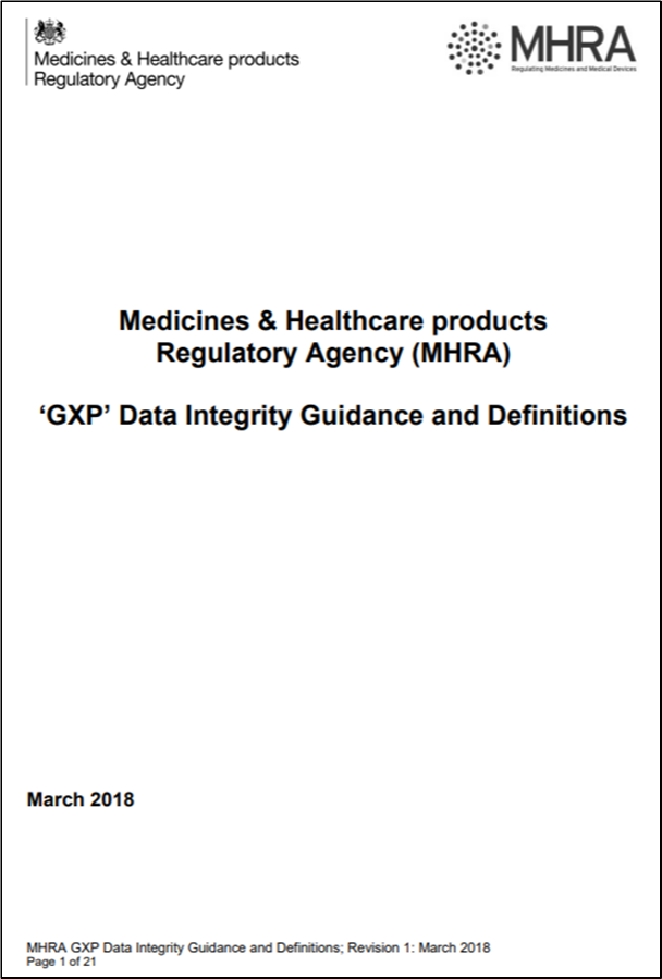 Data Integrity in GMP : 네이버 블로그