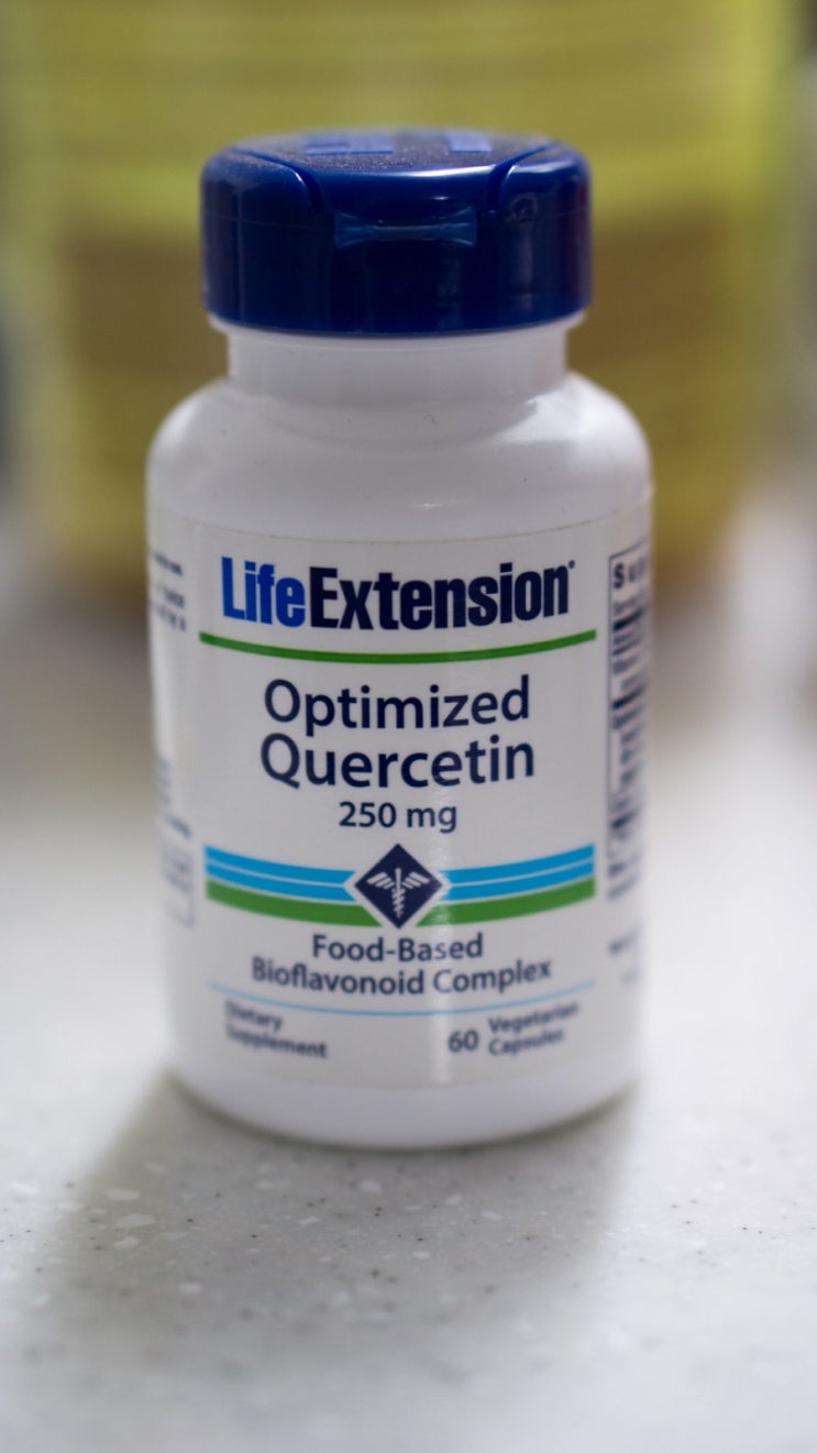  Life Extension Optimized Quercetin 250mg 복용 후기