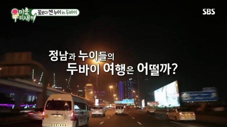  미우새 배정남과 이태란 두바이 여행 추천 코스