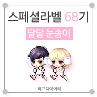  [KMS 캐시] 메이플스토리 로얄스타일 스페셜라벨(스라벨) 68기 : 달달 눈송이