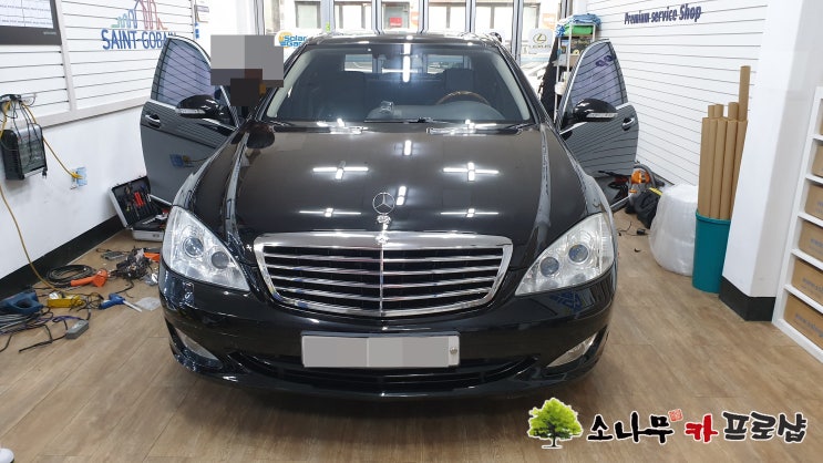  벤츠 S-클래스 W221 JYZ1 아틀란 네비 장착