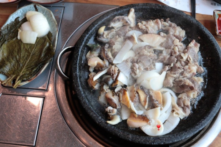  상무지구 점심 밥집 완도전복일번지 운천저수지 맛집 추천