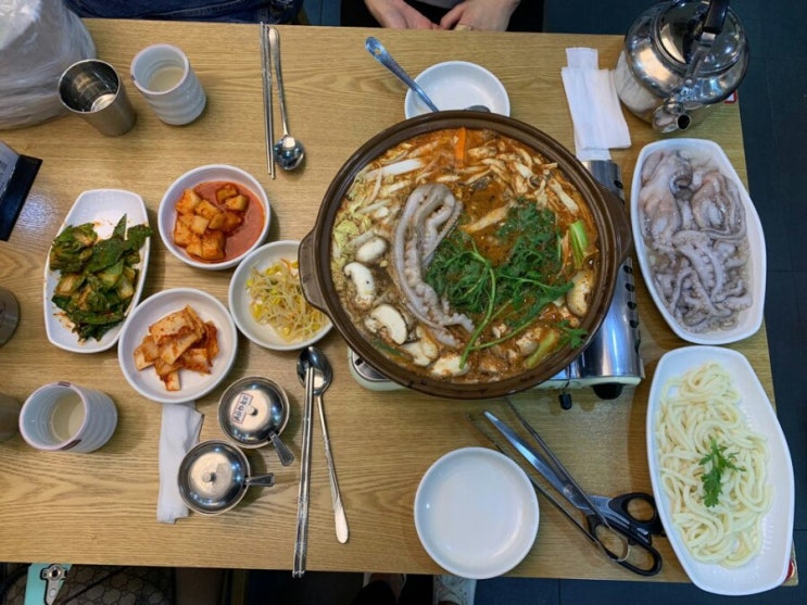  마곡 맛집 최고의 불낙전골 '우학면옥'