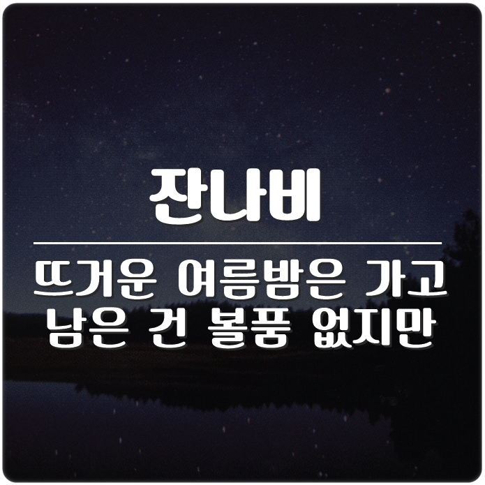  잔나비 - 뜨거운 여름밤은 가고 남은 건 볼품 없지만 : 여운을 남기는 매력적인 보컬