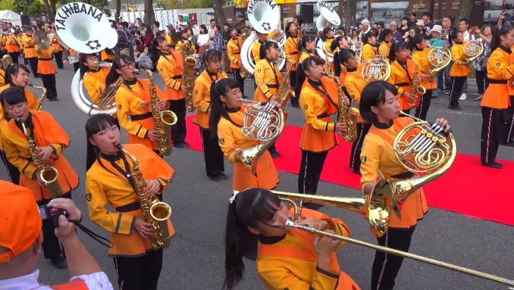 교토 타치바나 고교 주요 공연・퍼레이드 출연 일정(Kyoto Tachibana SHS Band, Performance Schedule)