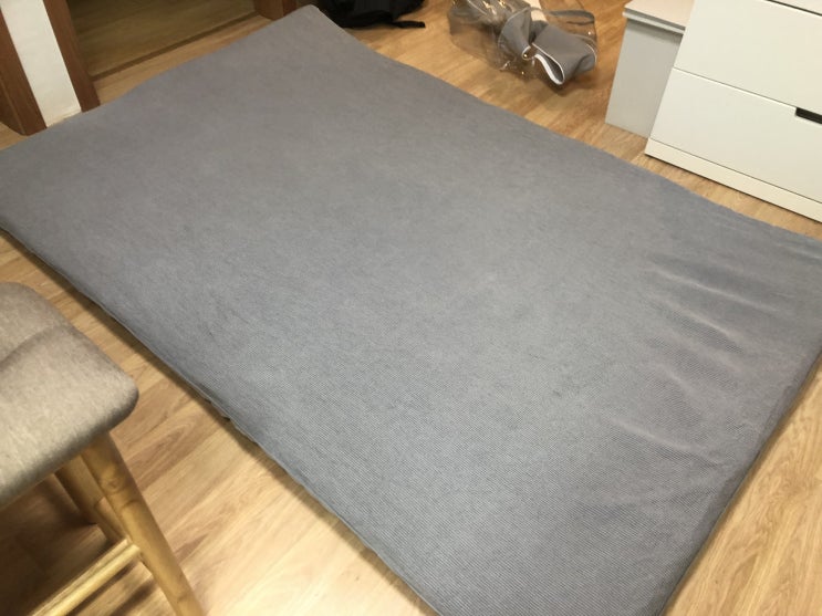  홈플러스 제냐 겹면요 그레이(Zegna Sleeping-mat_Gray) 매트, 까사퓨어 제이슨 베개 구입기!!