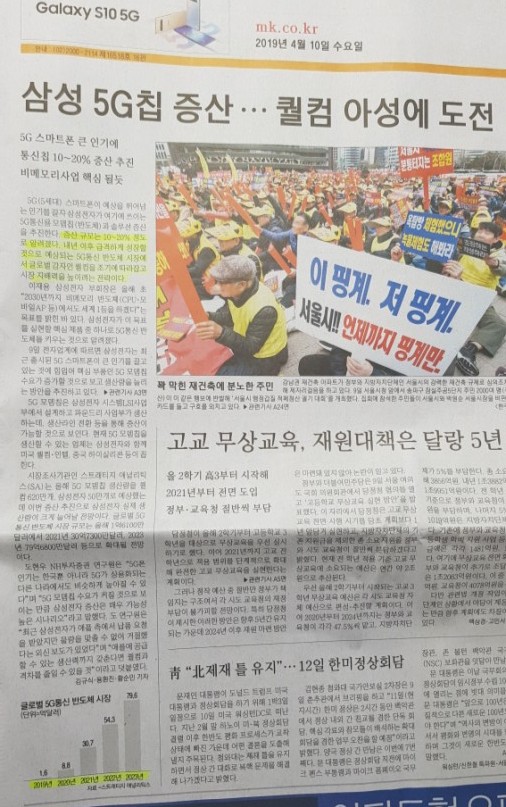 경제 기사로 여는 아침
