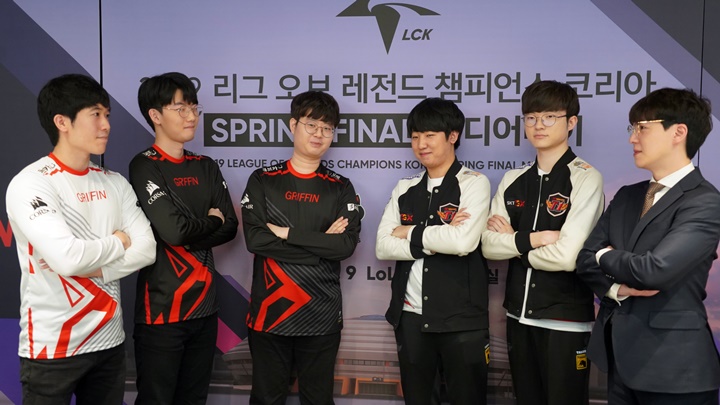  LCK 스프링 결승 미디어데이- 그리핀과 SKT T1의 인터뷰