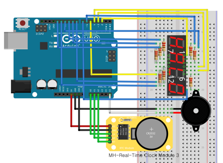 아두이노 고급 키트 : 7편 - 알람시계