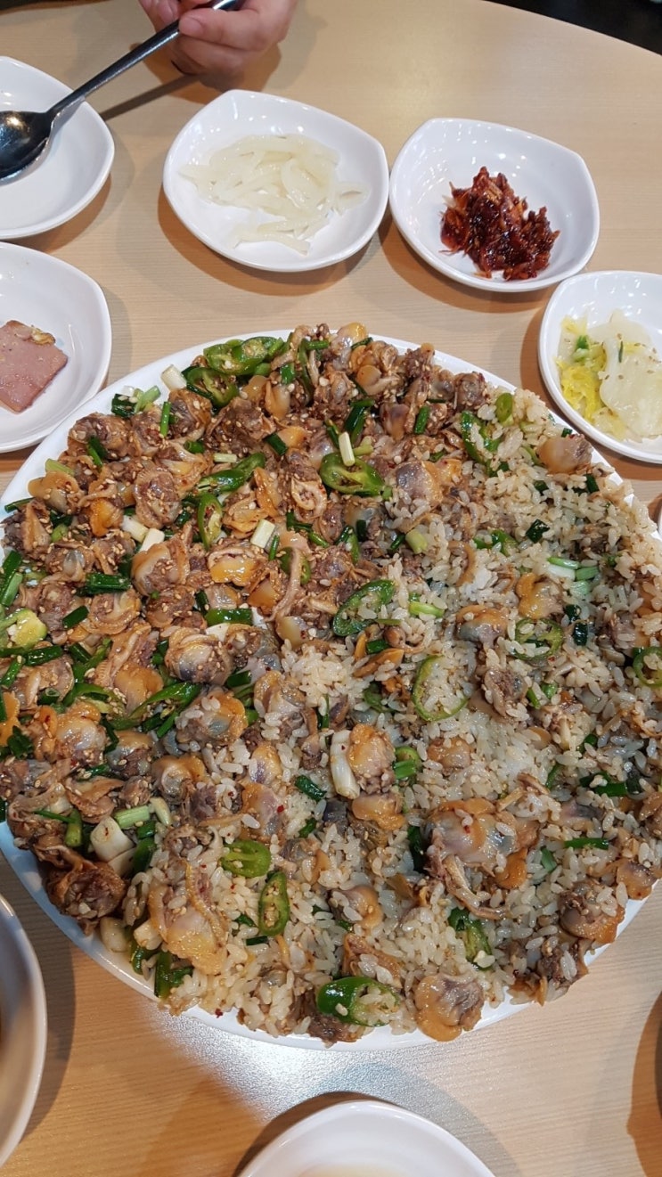 강릉맛집 엄지네 포장마차 꼬막 비빔밥