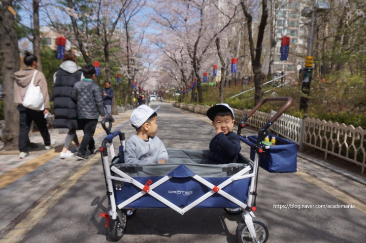  유아웨건 * 5살 쌍둥이 크로텍웨건 태우고 직접 사용해보니