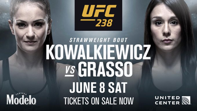 UFC 238 카롤라나 코발케비츠 vs 알렉사 그라소 추가 UFC 238 카롤라나 코발케비츠 vs 알렉사 그라소 추가