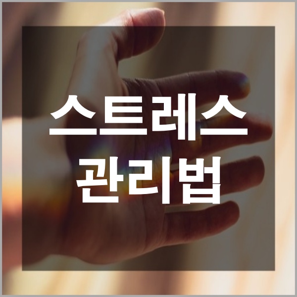  스트레스 관리법 스트레스 해소하는 방법