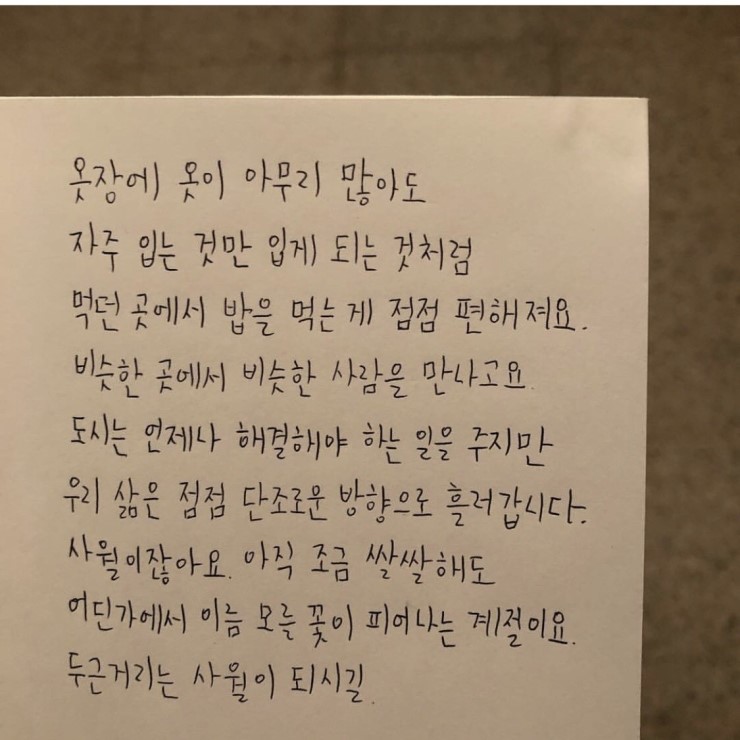 사월이잖아요. (캐주얼커피, 듀펠센터, 앤즈앤드민즈, 킷사서울, 꼼데가르송, 아워레가시, 데상트포즈, 오구반점)