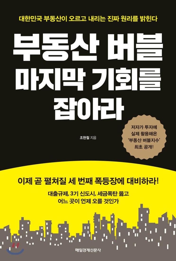  [서평] 부동산 버블 마지막 기회를 잡아라/조현철
