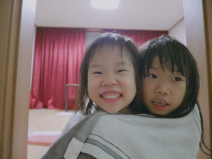  일상 , 8살 설아 5살 승아룽