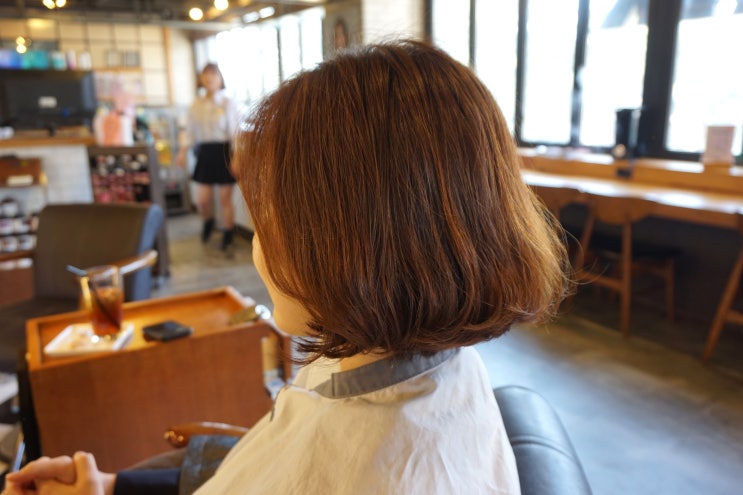  일산 미용실 추천 / 식사동 미용실 : 메종드아이디헤어 위시티점 1관, 지우 수석실장님 단발펌 후기!
