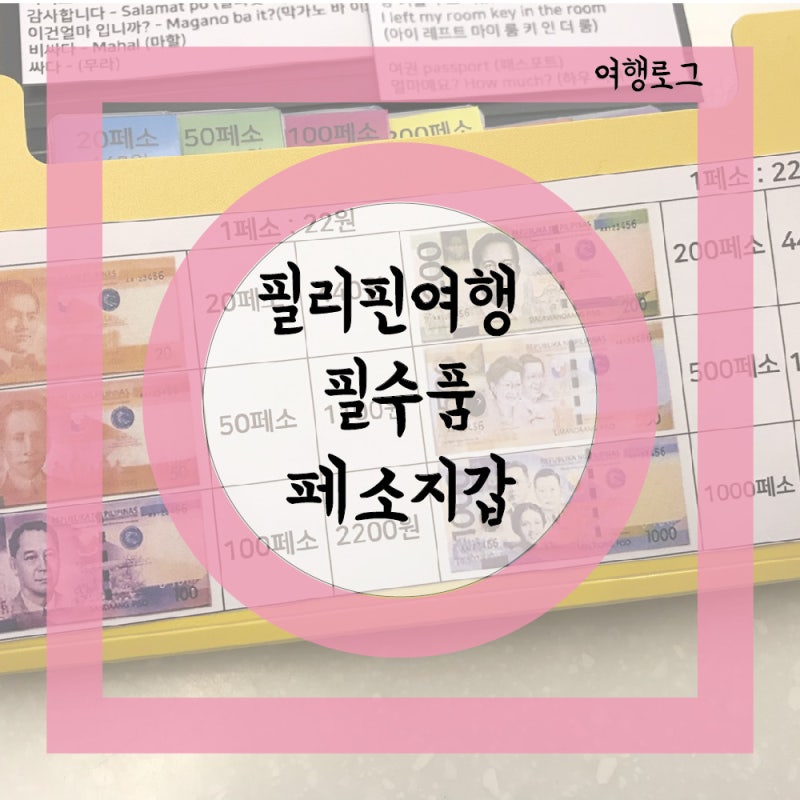필리핀 페소지갑 만들었어요 (파일공유)