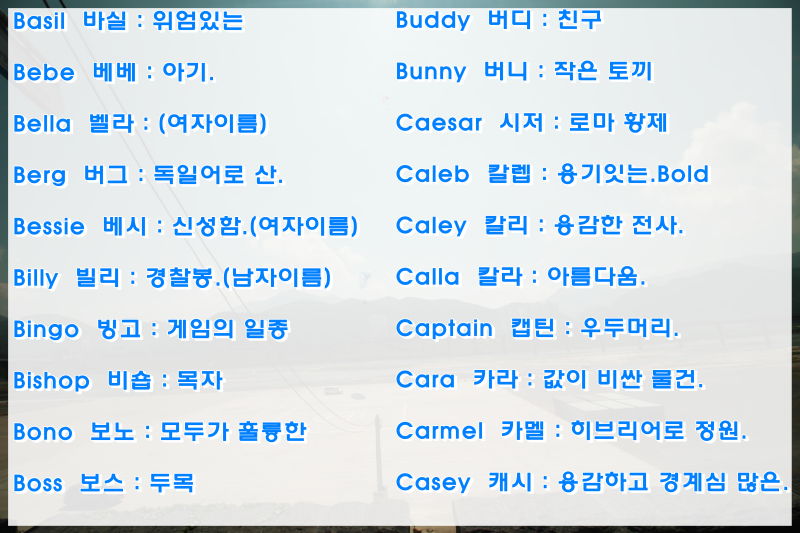 닉네임 추천 많이 사용하는 두글자 예쁜 것만 380개! : 네이버 블로그 닉네임 추천 많이 사용하는 두글자 예쁜 것만 380개! : 네이버 블로그