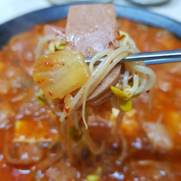 수유리 광산사거리 근처 수유동맛집  의정부부대찌개 짱맛나요