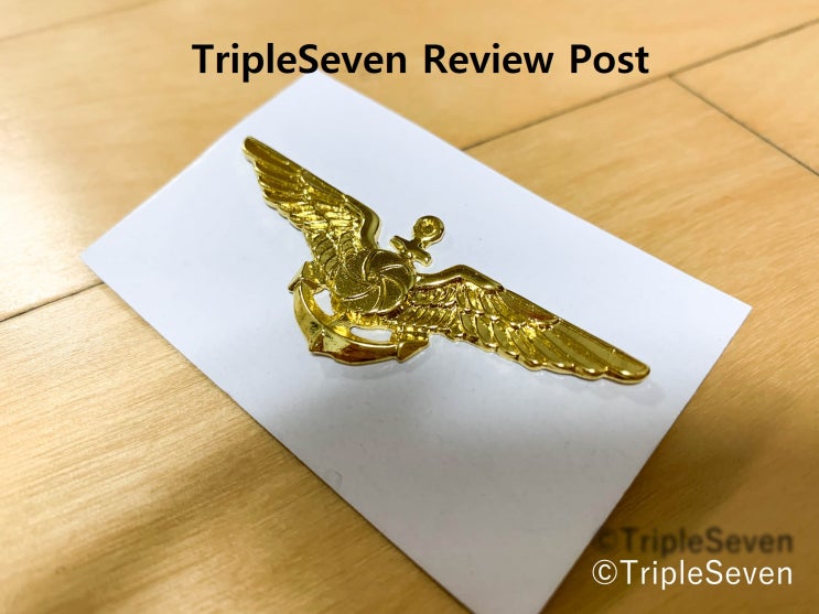  [TripleSeven/후기] 블로그 이웃님께 첫 선물받은 해군 약장 후기!