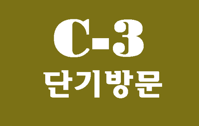  (대구행정사사무소) 단기 방문은 C3비자로 발급받으세요