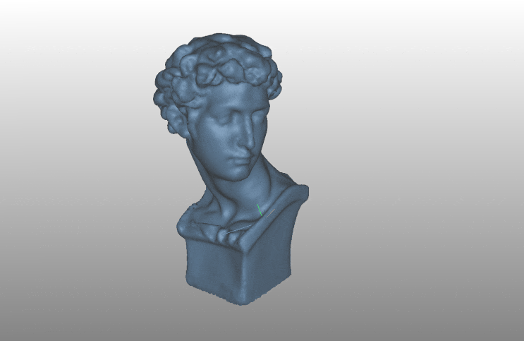 [3D스캐너] 석고상 3D 스캔 (iPointShape Scanner)