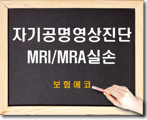  자기공명영상진단(MRI/MRA) 실손의료비 담보