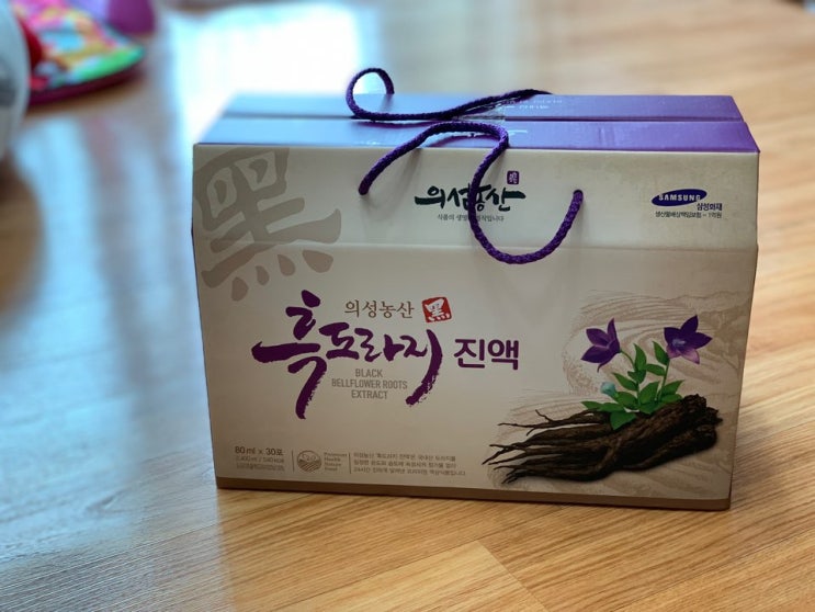  도라지즙 건강즙 추천 : 도라지함량 높은 의성농산 흑도라지 