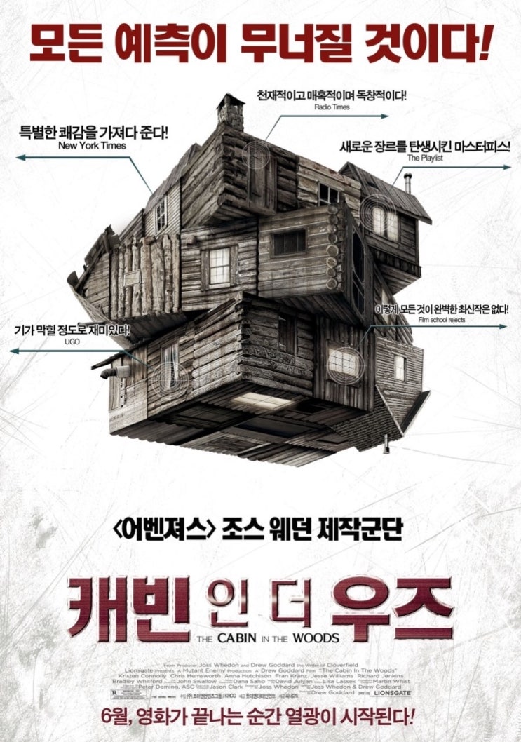 캐빈 인 더 우즈(2012) 주관적 해석