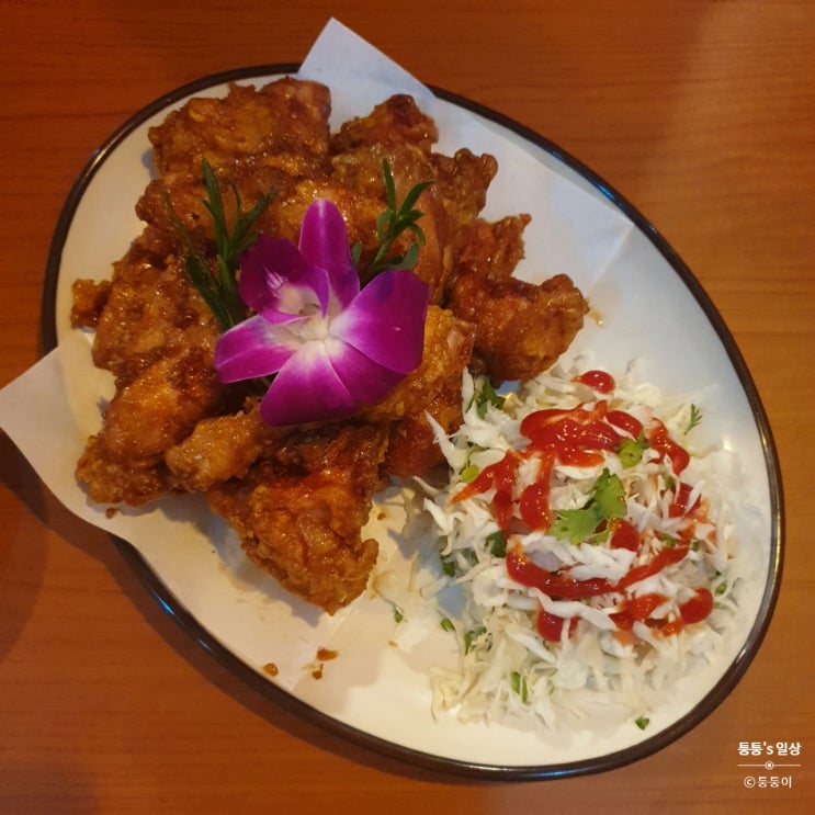  세븐틴 소속사 근처에 있는 강남 청담동 치킨집 디오니스 다녀왔어요!
