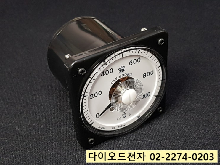  D-800 , V메타 (DC VOLT METER) 판매중 DAEBOONG (대붕) DC1000V