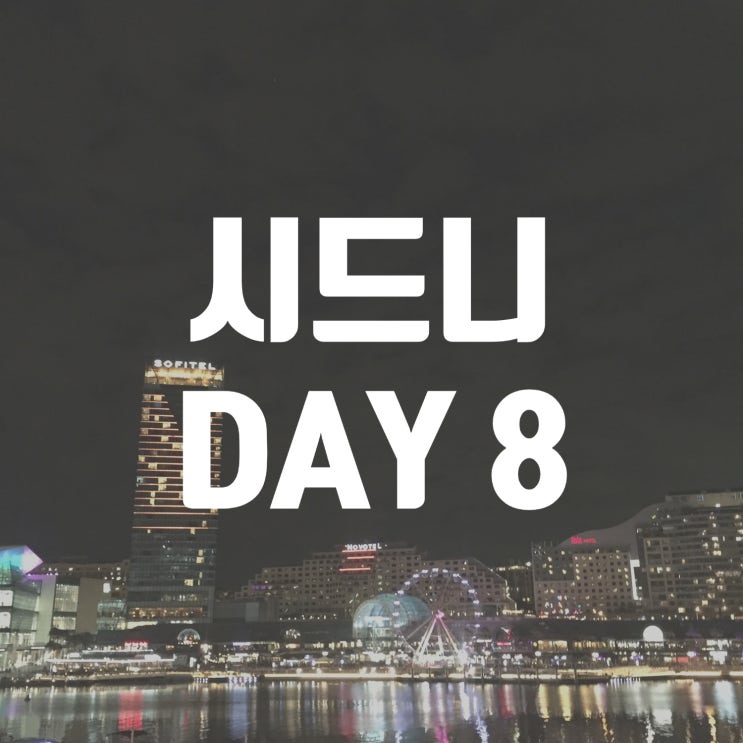  [시드니여행] DAY 8; 줌줌투어(와이너리,돌고래,포트스테판), 맛집 Chatthai,달링하버 야경