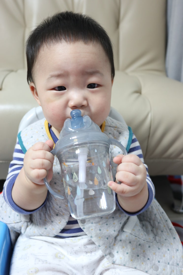  아기빨대컵 추천:) 누비 트라이탄 빨대컵추천해용!!