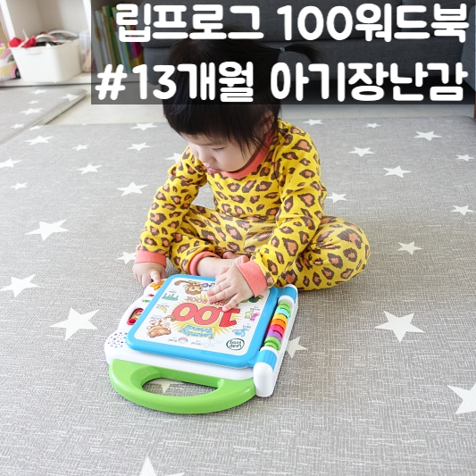  13개월 아기장난감, 국민사운드북 립프로그 100워드북!~