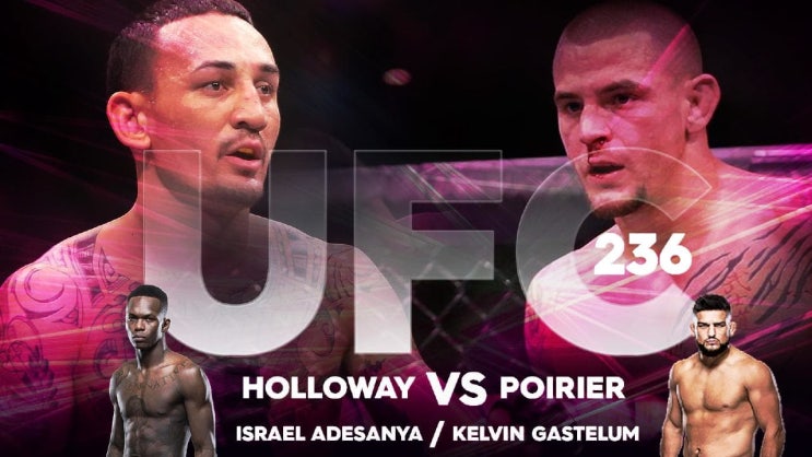  UFC236 맥스 할로웨이vs더스틴 포이리에 프리뷰(예상과 분석)