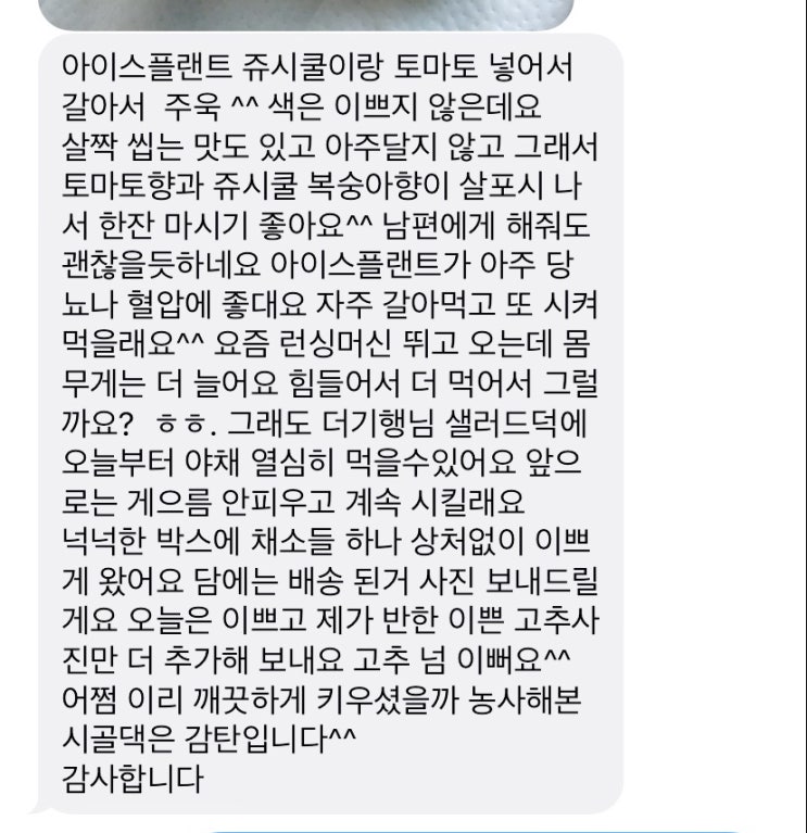  아이스플랜트 후기 및 더기행 물품 밥상^^