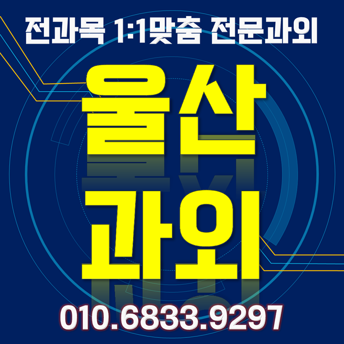  울산 국어과외 복산동 북정동 옥교동 수학과외 과학 주인공은 나