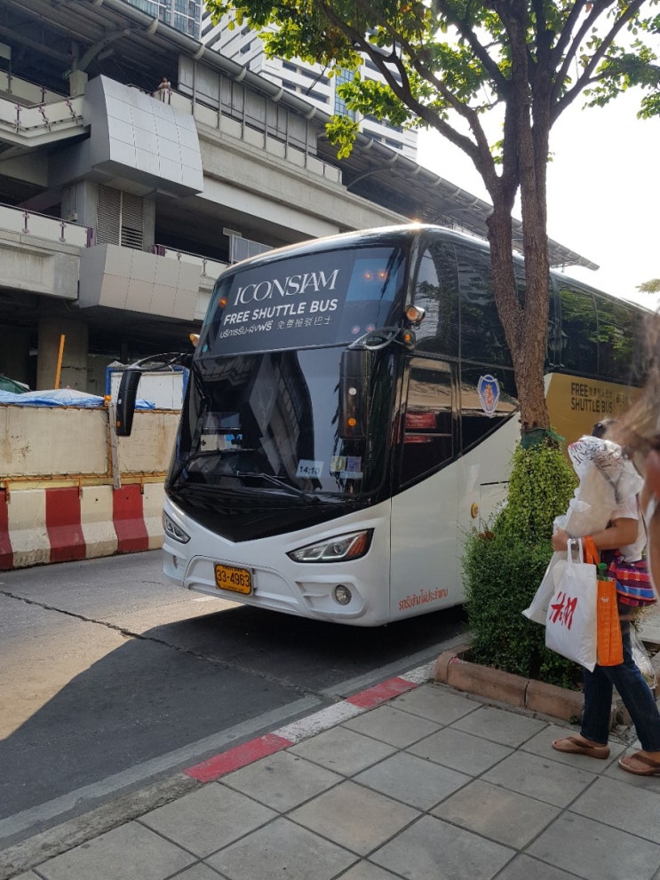 [태국 방콕] 아이콘시암 무료 셔틀버스 (지하철역)