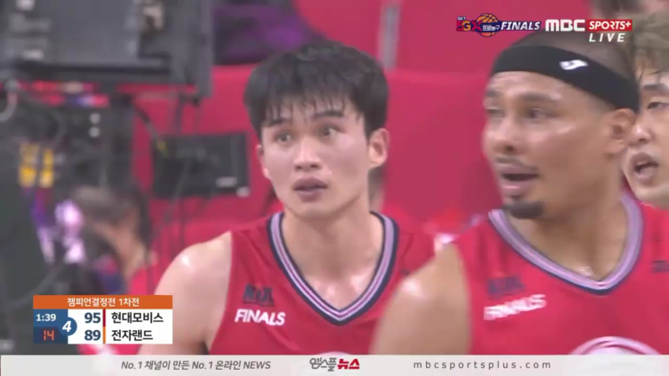  (왘ㅋㅋㅋㅋ강상재 3점 소름 95:95)전자랜드 마지막 타임은 과연 2018-2019 프로농구 챔피언결정 1차 0413 -1분23초 현대모비스 95 : 89 전자랜드